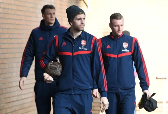 Framed Print : Emi Martinez: Arsenal's Pre-Match Focus at Burnley, 2020