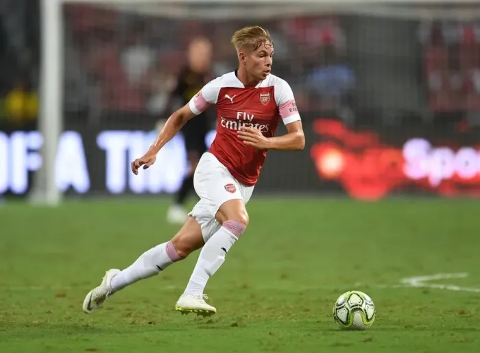 Framed Print : Emile Smith Rowe: Arsenal's Breakout Star Shines in ICC 2018 Clash Against Atletico Madrid