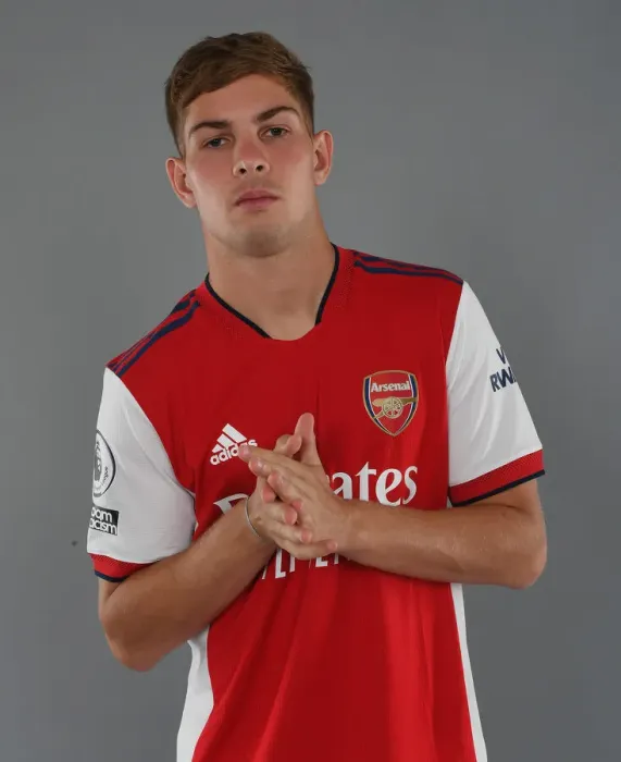 Framed Print : Emile Smith Rowe Kicks Off Arsenal's 2021-22 Season at London Colney Training Ground