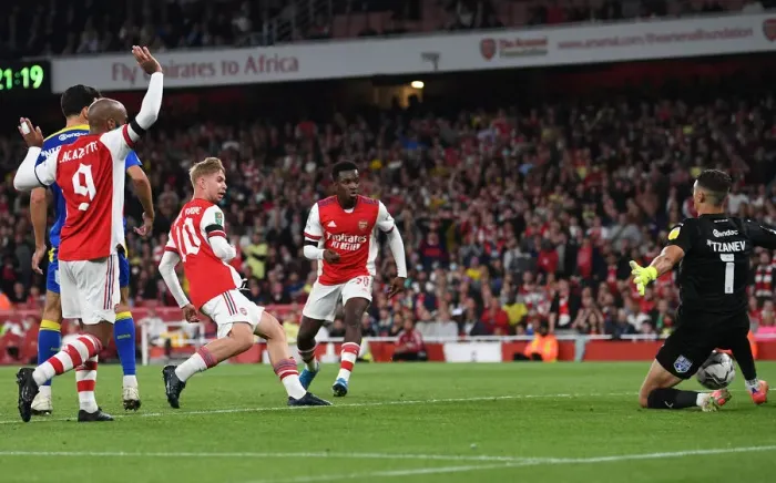 Framed Print : Emile Smith Rowe Scores Arsenal's Second Goal in Carabao Cup Victory over AFC Wimbledon Framed Print : Emile Smith Rowe Scores Arsenal's Second Goal in Carabao Cup Victory over AFC Wimbledon