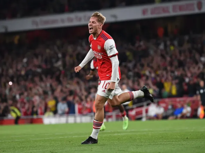 Framed Print : Emile Smith Rowe Scores the Decisive Goal: Arsenal's Carabao Cup Triumph at Emirates Stadium Framed Print : Emile Smith Rowe Scores the Decisive Goal: Arsenal's Carabao Cup Triumph at Emirates Stadium