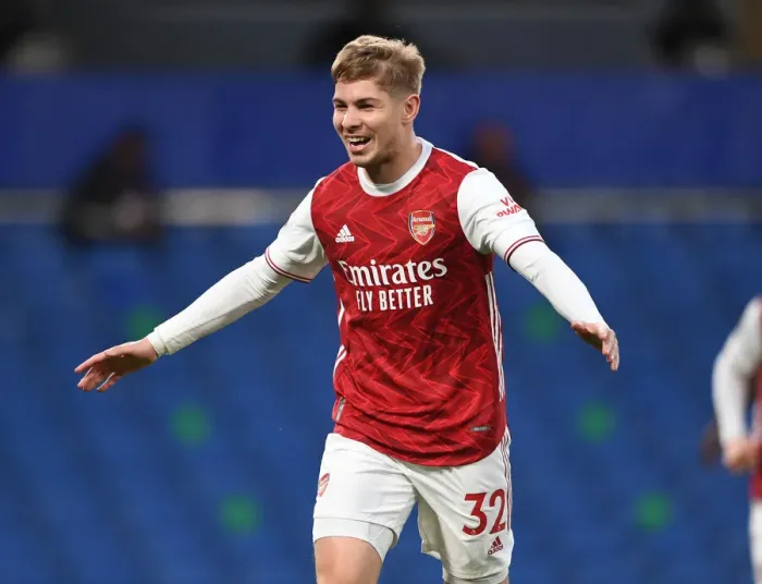 Framed Print : Emile Smith Rowe Scores Dramatic Winner: Chelsea vs. Arsenal, Premier League 2021 (Behind Closed Doors)
