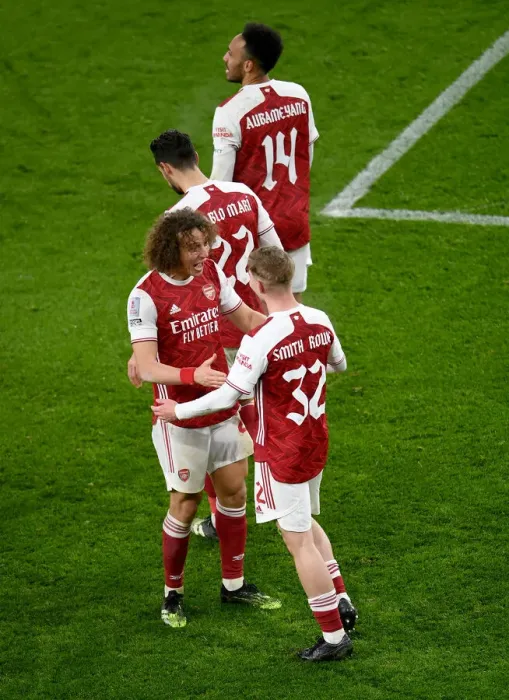 Framed Print : Emile Smith Rowe Scores First Goal: Arsenal Advances in FA Cup Against Newcastle United