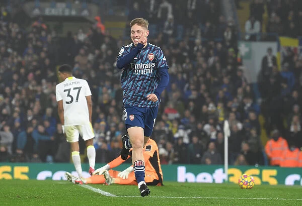 Emile Smith Rowe Scores His Fourth Goal: Arsenal's Victory Over Leeds United (Premier League 2021-22)