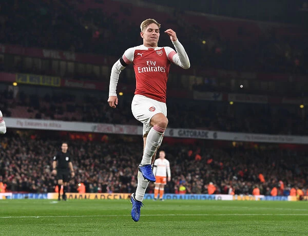 Emile Smith Rowe Scores His Second Goal: Arsenal's Victory over Blackpool in Carabao Cup 2018-19