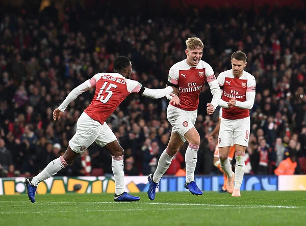 Emile Smith Rowe Scores Second Goal: Arsenal vs Blackpool, Carabao Cup 2018-19