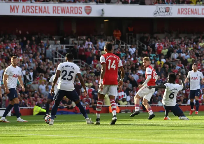 Framed Print : Emile Smith Rowe Scores the Winner: Arsenal Triumph Over Tottenham in the Premier League Framed Print : Emile Smith Rowe Scores the Winner: Arsenal Triumph Over Tottenham in the Premier League