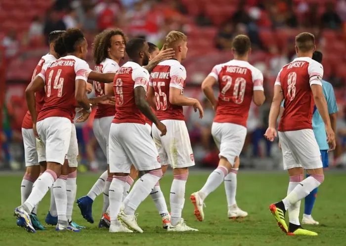 Framed Print : Emile Smith Rowe Scores the Winning Goal: Arsenal's Triumph over Atletico Madrid in 2018 International Champions Cup Framed Print : Emile Smith Rowe Scores the Winning Goal: Arsenal's Triumph over Atletico Madrid in 2018 International Champions Cup