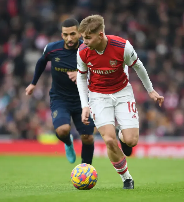 Framed Print : Emile Smith Rowe Shines: Arsenal vs Burnley, Premier League 2021-22