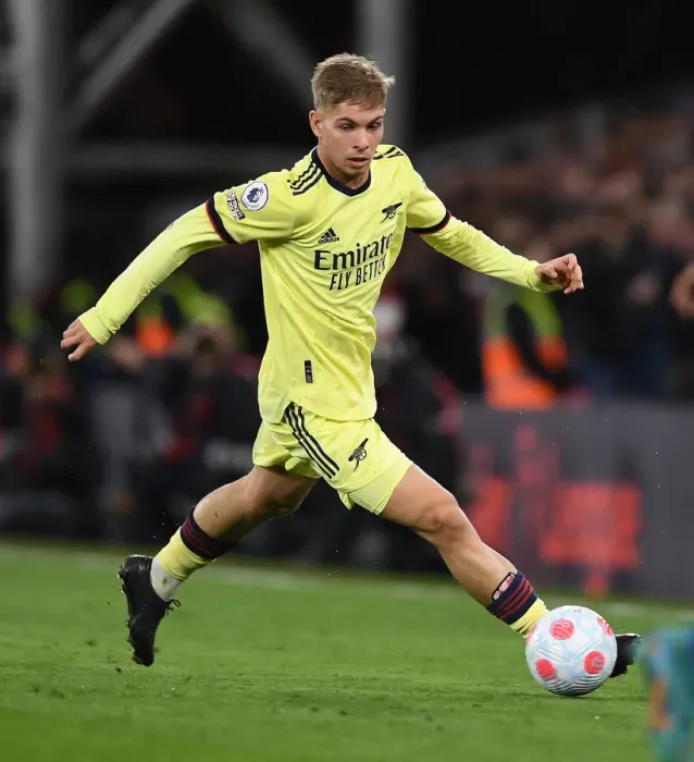 Framed Print : Emile Smith Rowe Shines: Arsenal's Standout Performance Against Crystal Palace, Premier League 2021-22