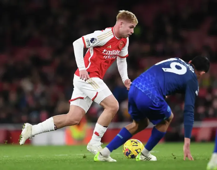 Framed Print : Emile Smith Rowe Shines: Arsenal's Victory Over West Ham United (2023-24)