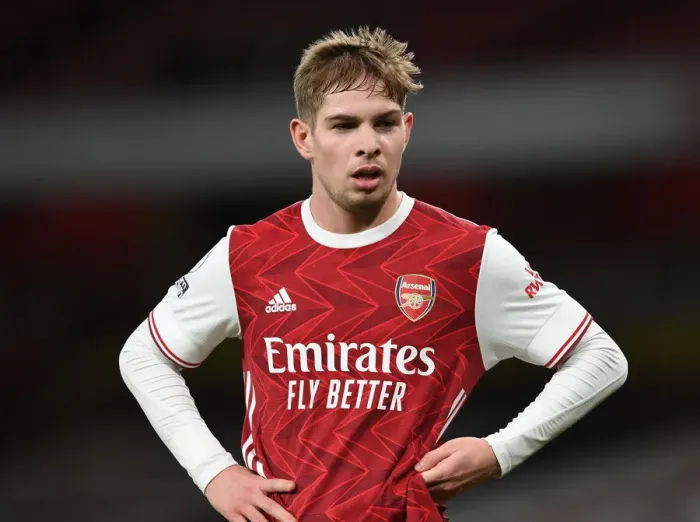 Framed Print : Emile Smith Rowe Shines in Empty Emirates: Arsenal's Brilliant Victory Over Newcastle United (2020-21)