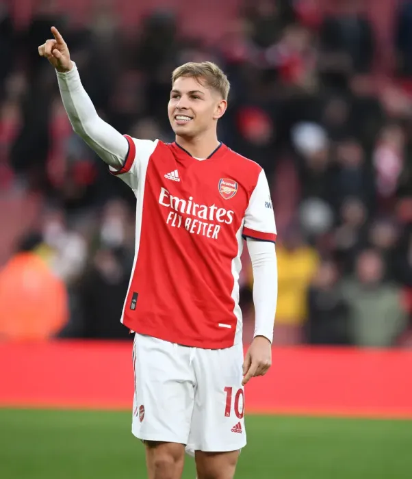 Framed Print : Emile Smith Rowe's Emotional Reaction: Arsenal vs. Brentford, Premier League 2021-22