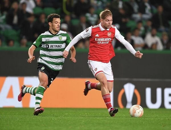 Emile Smith Rowe's Europa League Heroics: Arsenal's Battle against Sporting CP in Lisbon (March 2023)