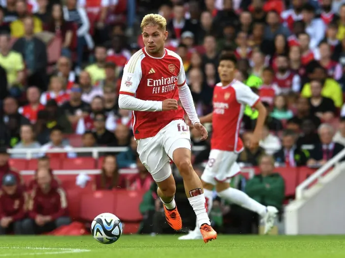 Framed Print : Emile Smith Rowe's Standout Performance: Arsenal Triumphs Over AS Monaco in the Emirates Cup 2023