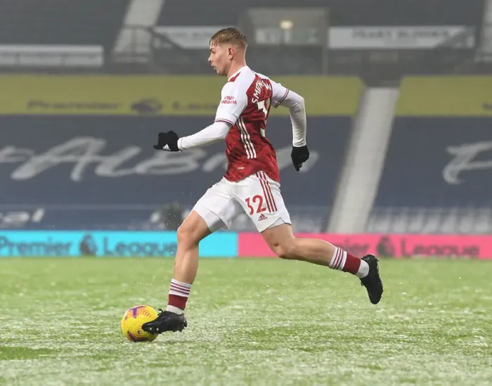 Framed Print : Emile Smith Rowe's Standout Performance: Arsenal's Triumph over West Bromwich Albion (2020-21)