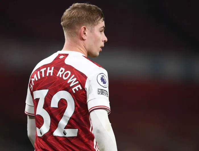 Framed Print : Emile Smith Rowe's Standout Performance: Arsenal's Victory Against Crystal Palace in Empty Emirates (2021)