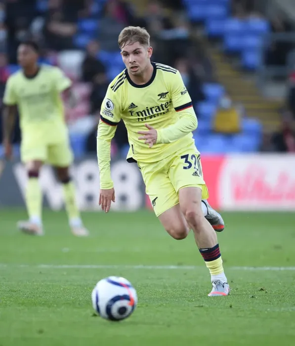 Framed Print : Emile Smith Rowe's Standout Performance: Crystal Palace vs. Arsenal, 2020-21 Premier League