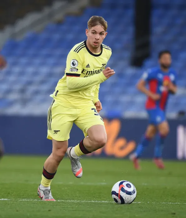 Framed Print : Emile Smith Rowe's Standout Performance: Crystal Palace vs Arsenal, 2020-21 Premier League