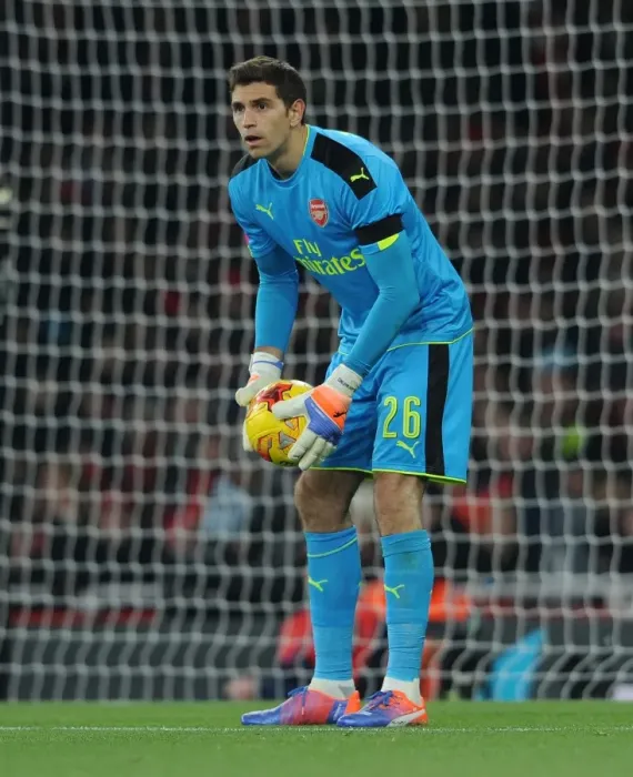 Framed Print : Emiliano Martinez: Arsenal's EFL Cup Hero vs Southampton (November 2016)