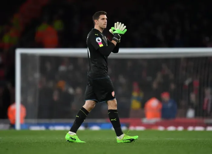 Framed Print : Emiliano Martinez: Arsenal's Unyielding Guardian After a Taxing Battle Against West Ham United Framed Print : Emiliano Martinez: Arsenal's Unyielding Guardian After a Taxing Battle Against West Ham United