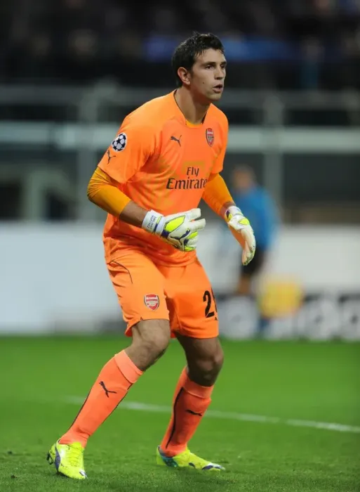 Framed Print : Emiliano Martinez: Arsenal's Wall in the Champions League Against Anderlecht (2014-15) Framed Print : Emiliano Martinez: Arsenal's Wall in the Champions League Against Anderlecht (2014-15)