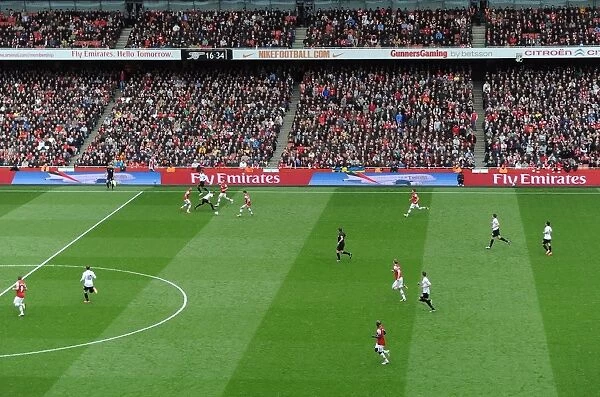 Emirates ad Boards. Arsenal 1: 1 Manchester United. Barclays Premier League. Emirates Stadium