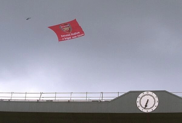 Emirates banner. Arsenal 4:2 Wigan Athletic