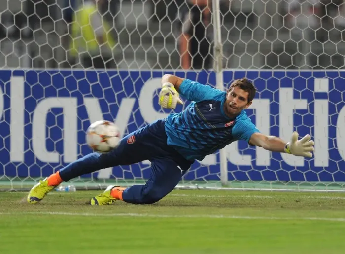 Framed Print : Emirates: Emi Martinez's Shutout in UEFA Champions League Qualifier vs. Besiktas Framed Print : Emirates: Emi Martinez's Shutout in UEFA Champions League Qualifier vs. Besiktas