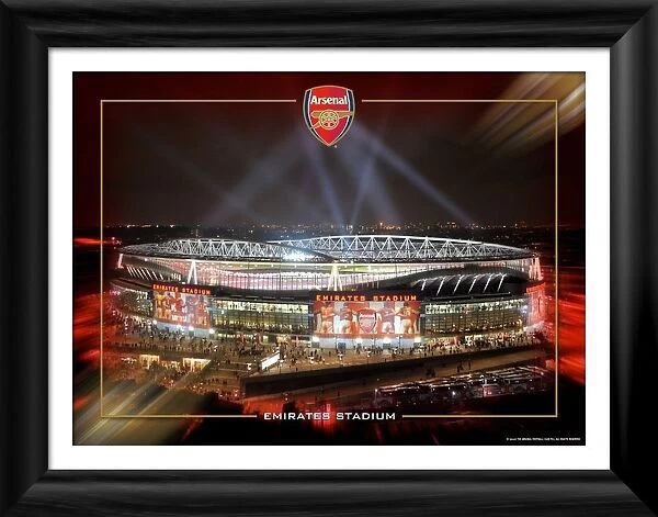 Emirates at Night Framed Photographic Print