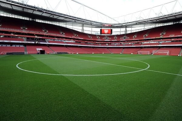 The Emirates pitch. Arsenal 6: 1 Coventry City. Capital One League Cup. Emirates Stadium, 26  /  9  /  12