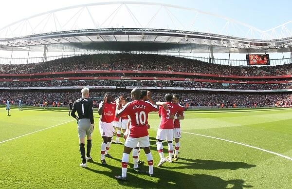 Emirates Stadium. Arsenal 2:0 Manchester City