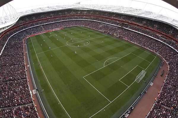 Emirates Stadium. Arsenal 1:1 Aston Villa, Barclays Premier League
