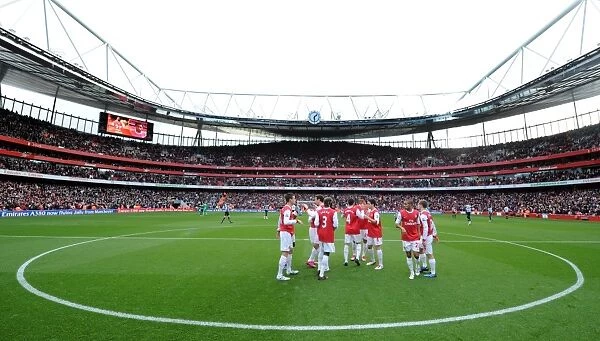 Emirates Stadium. Arsenal 0: 1 Newcastle United, Barclays Premier League