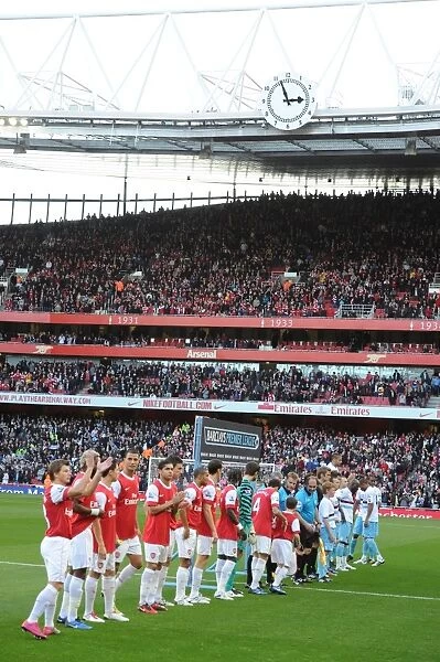 Emirates Stadium. Arsenal 1: 0 West Ham United, Barclays Premier League