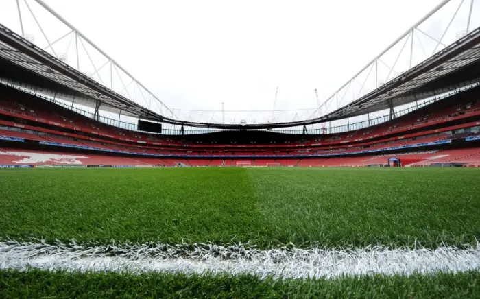 Framed Print : Emirates Stadium: Arsenal FC vs AC Milan, UEFA Champions League Round of 16