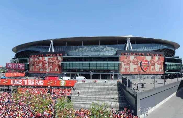 Framed Print : Emirates Stadium. Arsenal Trophy Parade. Islington, 18 / 5 / 14. Credit : Arsenal Football Framed Print : Emirates Stadium. Arsenal Trophy Parade. Islington, 18 / 5 / 14. Credit : Arsenal Football
