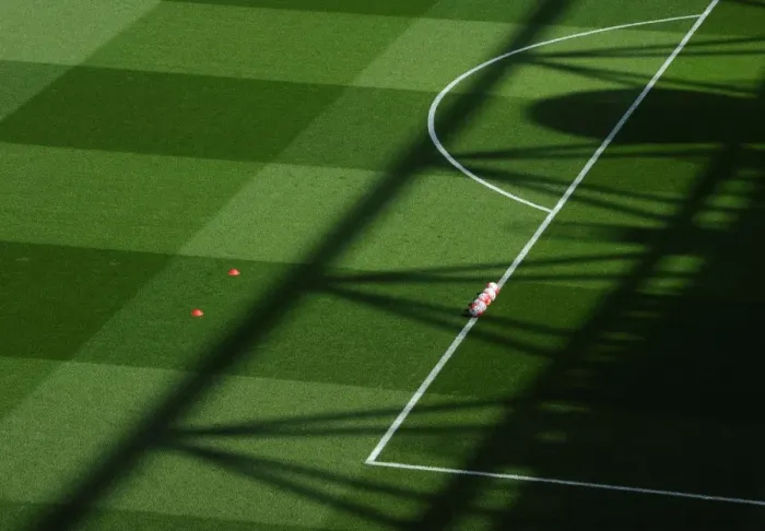 Framed Print : Emirates Stadium: Arsenal v Watford Premier League Match Pitch (2015-16) Framed Print : Emirates Stadium: Arsenal v Watford Premier League Match Pitch (2015-16)