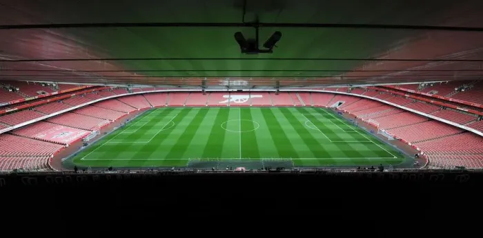 Framed Print : Emirates Stadium: Arsenal vs Manchester City, Premier League Showdown