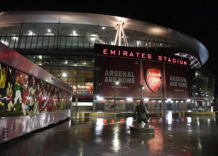 Framed Print : Empty Emirates Stadium: Arsenal vs. Rapid Wien, UEFA Europa League 2020-21 Framed Print : Empty Emirates Stadium: Arsenal vs. Rapid Wien, UEFA Europa League 2020-21