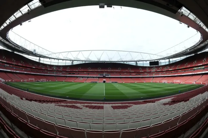 Framed Print : Emirates Stadium: Arsenal vs. Tottenham Hotspur, Premier League Showdown (2014-15)