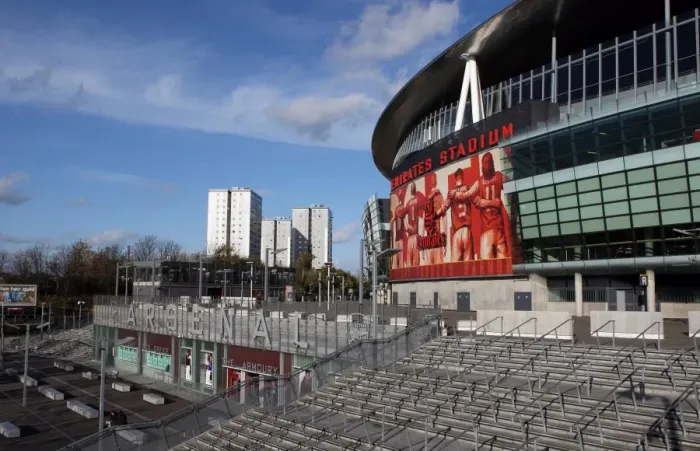 Framed Print : Emirates Stadium: Arsenal's Pride Shines Brighter with New Banners