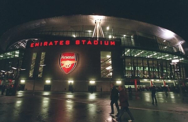 Emirates Stadium before the match