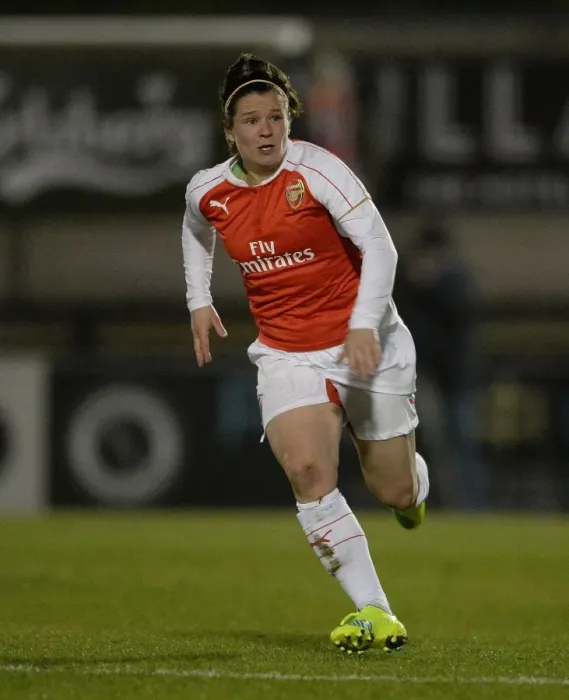 Framed Print : Emma Mitchell in Action: Arsenal Ladies vs. Reading FC Women Framed Print : Emma Mitchell in Action: Arsenal Ladies vs. Reading FC Women
