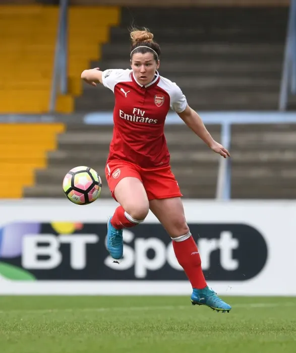 Framed Print : Emma Mitchell in Action: Arsenal Women vs. Reading FC (WSL 2017-18) Framed Print : Emma Mitchell in Action: Arsenal Women vs. Reading FC (WSL 2017-18)