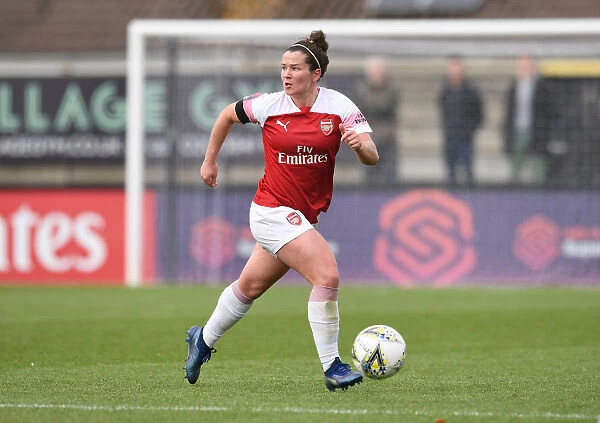 Emma Mitchell in Action: Arsenal Women vs. Birmingham City (WSL)