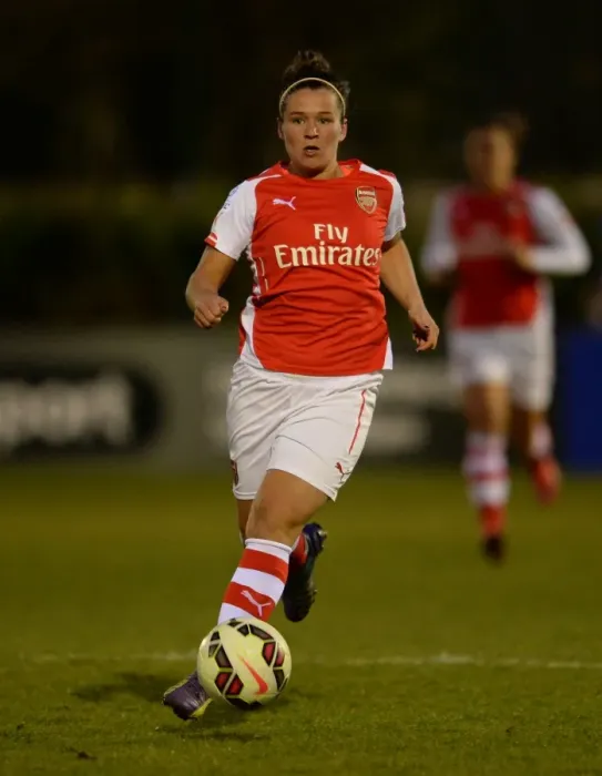 Framed Print : Emma Mitchell Goes Head-to-Head with Chelsea Ladies in WSL Showdown