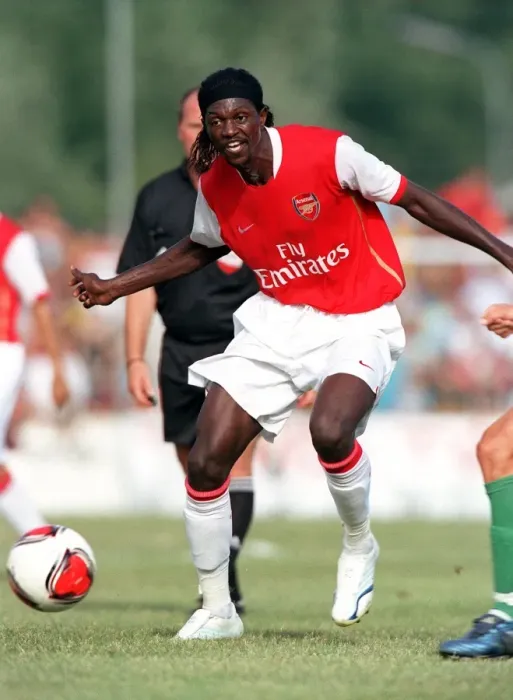 Framed Print : Emmanuel Adebayor in Action for Arsenal at Schwadorf Pre-Season Friendly, 2006 Framed Print : Emmanuel Adebayor in Action for Arsenal at Schwadorf Pre-Season Friendly, 2006