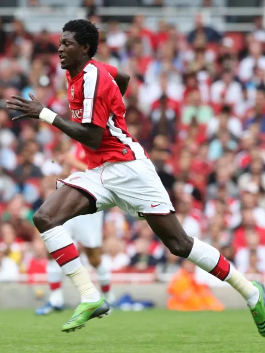 Framed Print : Emmanuel Adebayor's Goal: Arsenal's 1-0 Victory Over Real Madrid, Emirates Cup 2008