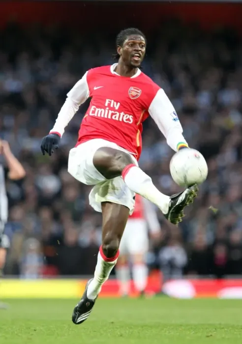Framed Print : Emmanuel Adebayor's Hat-Trick: Arsenal Crushes Newcastle United 3-0 in FA Cup Framed Print : Emmanuel Adebayor's Hat-Trick: Arsenal Crushes Newcastle United 3-0 in FA Cup